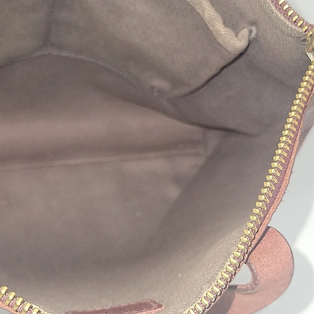 Small Madewell Burgundy Leather Tote Crossbody Bag